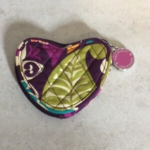 Vera Bradley Heart-Shaped Coin Purse